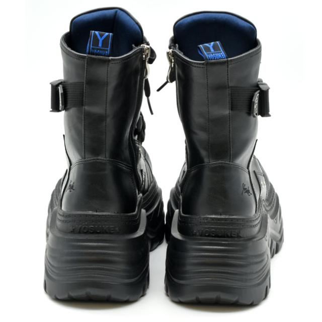 ヨースケ YOSUKE スニーカーブーツ 厚底ブーツ ショートブーツ レースアップブーツ レディース 全4色 黒 白 4460079の通販は