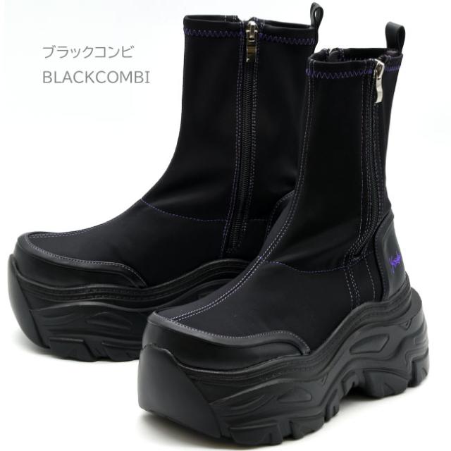 ヨースケ YOSUKE ストレッチブーツ 厚底ブーツ スニーカーブーツ