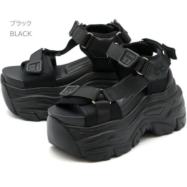 ヨースケ YOSUKE スポーツサンダル 厚底サンダル ストラップサンダル レディース 全4色 S M L LL 黒 白 4460106