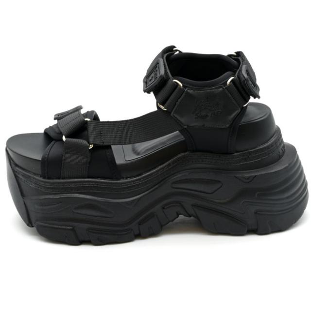 ヨースケ YOSUKE スポーツサンダル 厚底サンダル ストラップサンダル レディース 全4色 S M L LL 黒 白 4460106