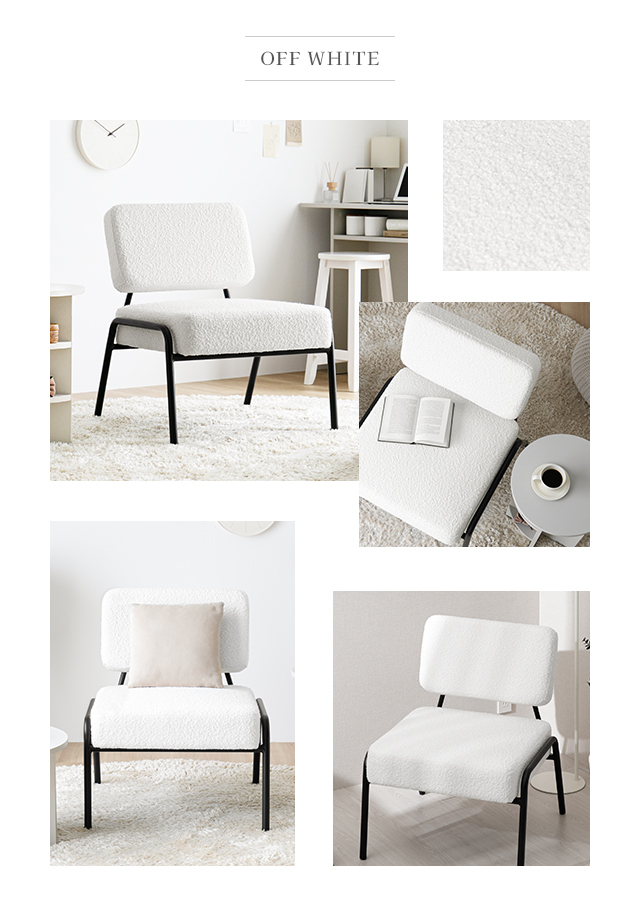 【アウトレット】ラウンジチェア ホワイト 1人掛け 家具 インテリア リビング SF-LOUNGE-WH　 ハンドメイド 一人掛けチェア ハートタイプB（チーク＆ホワイト） 楽天