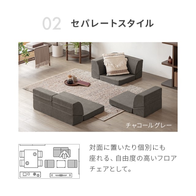 ソファー ソファ ローソファー こたつ用 全長196cm 3人掛け 2人