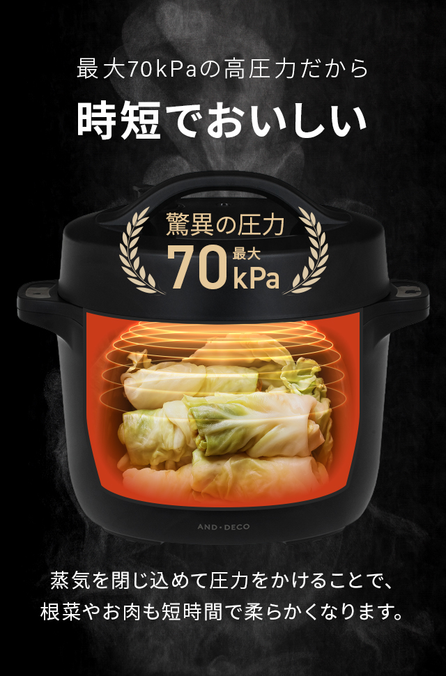 新品・未使用 4L 炊飯使用可能 電気圧力鍋 IRIS OHYAMA 電気圧力鍋 4L アイリスオーヤマ 大容量 圧力鍋 鍋