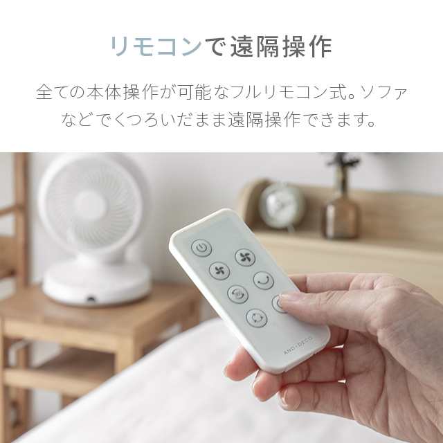 (2度のみの使用)リモコン扇風機