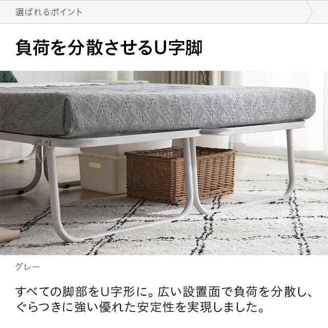 P10％還元 4/23限定】 パイプベッド シングル フレーム