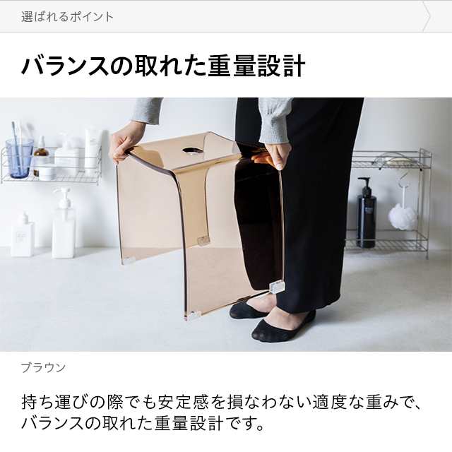 アクリルバスチェア Mサイズ 送料無料 アクリル 風呂イス 風呂いす 風呂椅子 バスチェア バスチェアー バススツール 入浴いす コの字 の通販はau  PAY マーケット - モダンデコ