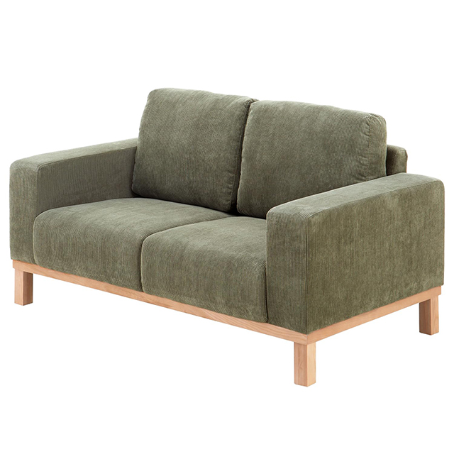 ソファ ソファー 2人掛け コーデュロイソファ 幅157 2人掛け ロー