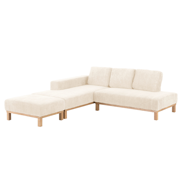 ソファ コーデュロイ 3人掛け コーナーソファ ソファー カウチソファー