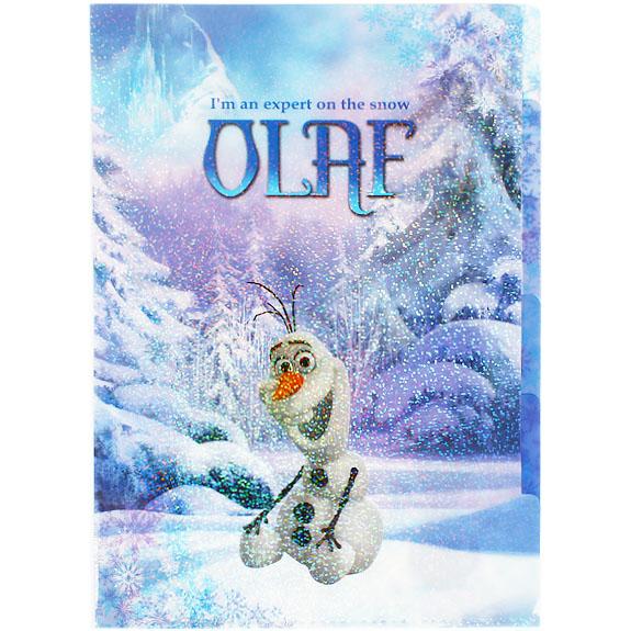 ディズニー アナと雪の女王 クリアファイル A4 5ポケット 5P オラフ の 