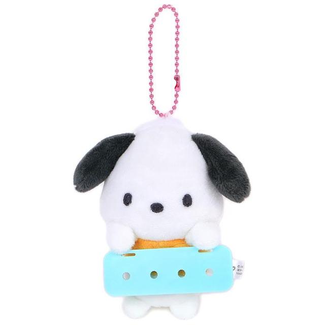 ポチャッコ　サンリオぽてもこシリーズ　ぬいぐるみ　マスコットホルダー　ポシェット ポチャッコ サンリオぽてもこシリーズ ぬいぐるみ マスコット
