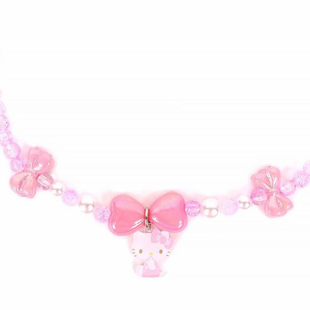 ハローキティ ネックレス ビーズネックレス 子供 子ども キッズ