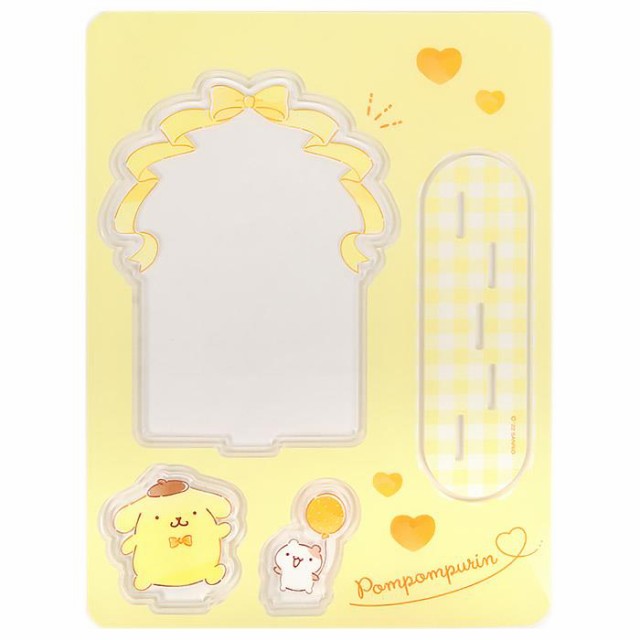 ポムポムプリン チェキ用スタンド エンジョイアイドル サンリオ