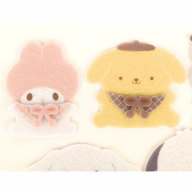 サンリオキャラクターズ フェルトステッカー ぽてもこ サンリオ