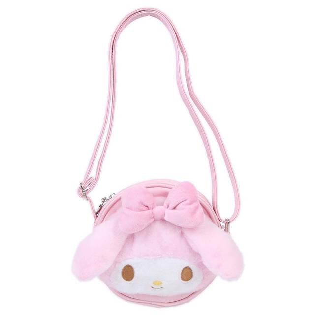 マイメロディ フェイス形ぬいぐるみポシェット キッズ 子ども