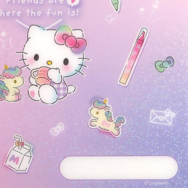 ハローキティ 下敷き ホログラム加工 日本製 サンリオ 入園入学 進級