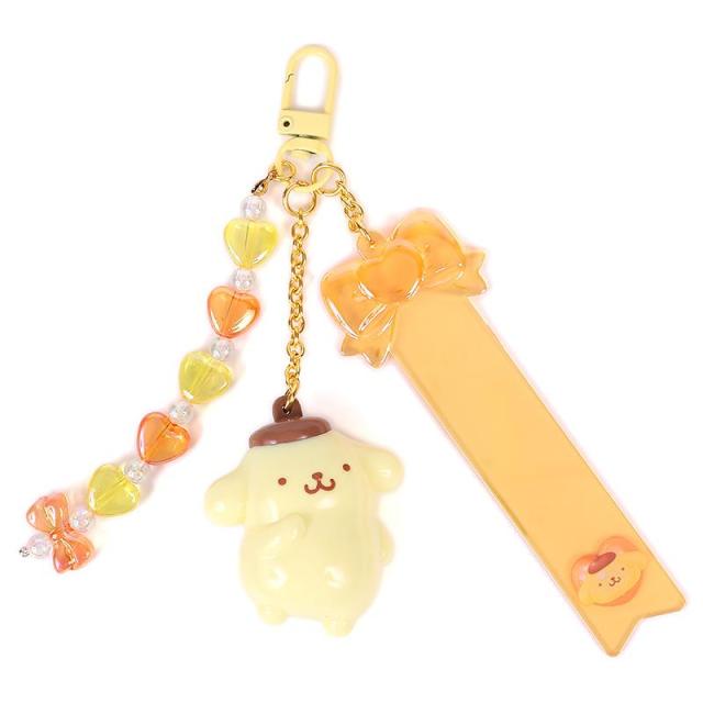 サンリオ ポムポムプリン 着ぐるみver キーホルダー ストラップ セット サンリオ ポムポムプリン 着ぐるみver キーホルダー ストラップ