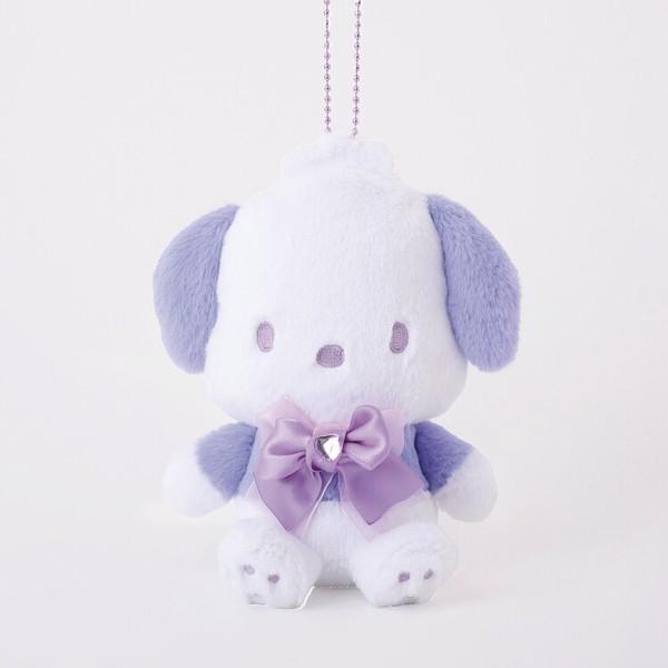 ポチャッコ ぬいぐるみ カラフルボアマスコット 紫 サンリオ の