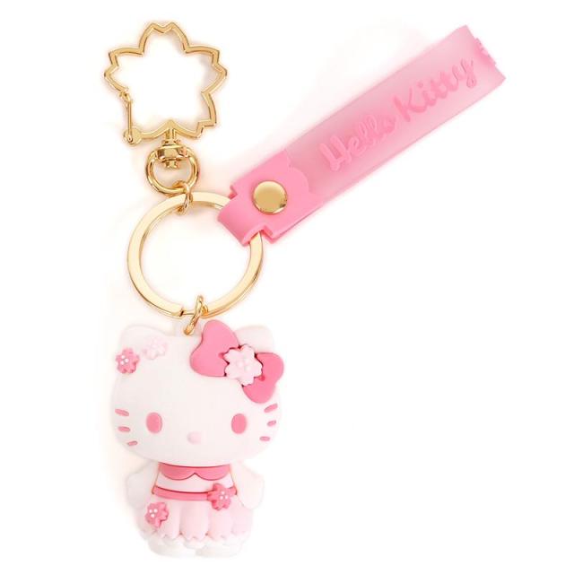 ハローキティ 立体キーホルダー 桜 さくらデザインシリーズの通販はau