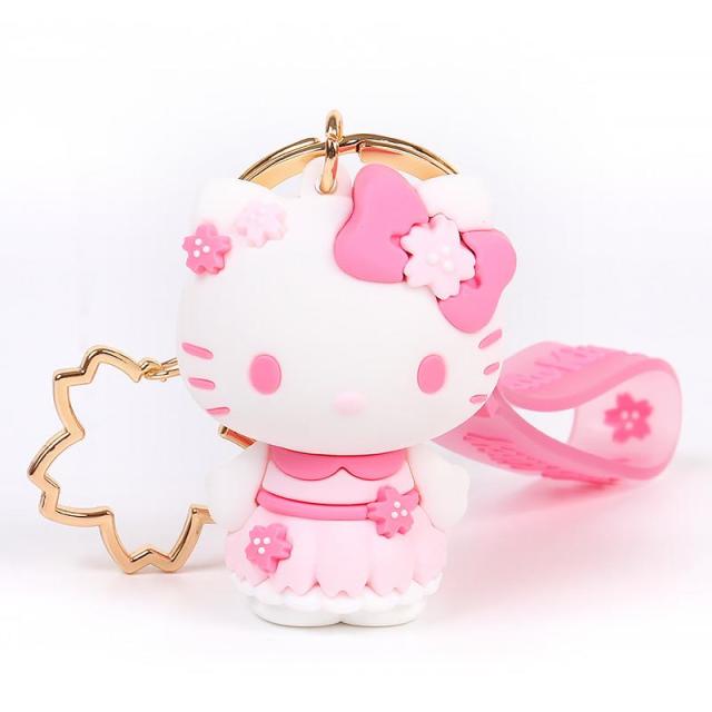 ハローキティ 立体キーホルダー 桜 さくらデザインシリーズの通販はau