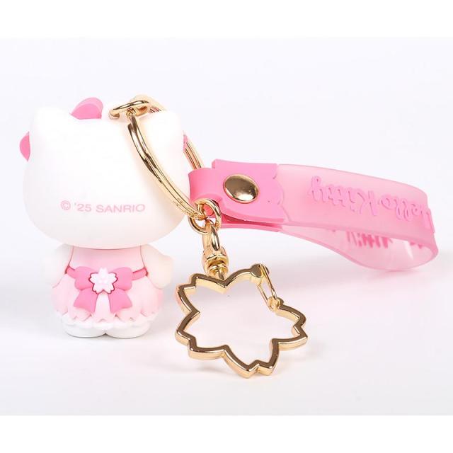 ハローキティ 立体キーホルダー 桜 さくらデザインシリーズの通販はau