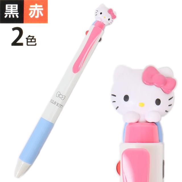 ハローキティ 2色ボールペン マスコット付き エナージェル
