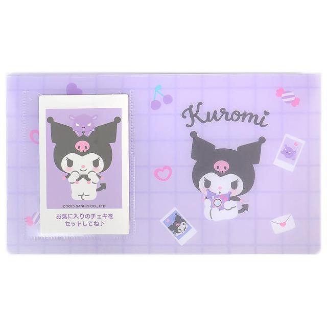 クロミ チェキ用ポケットアルバム エンジョイアイドル 推し 応援 サンリオ sanrio キャラクター