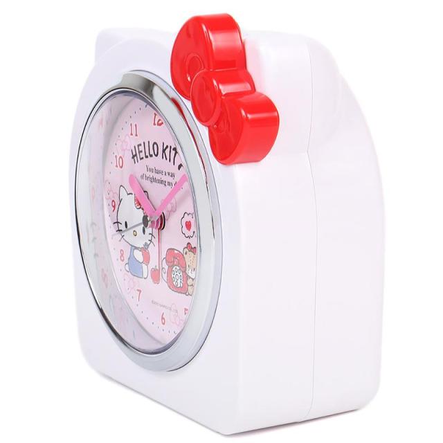 ハローキティ 目覚まし時計 おしゃべり 卓上 置き時計 大人 レディース