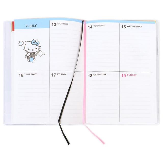 ハローキティ B6ダイアリー ブロックタイプ 手帳 スケジュール帳 日記