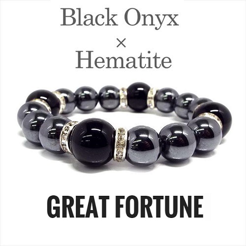 メール便OK♪金運アイテム☆希少パワーストーン使用の高級ブレスレット【GREAT FORTUNE】送料代引き無料3本セット_1