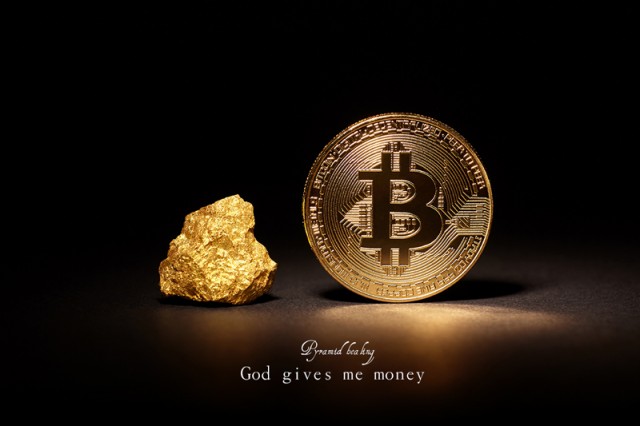 送料無料♪至極の開運オルゴナイト【ビットフェラー - 黄金の