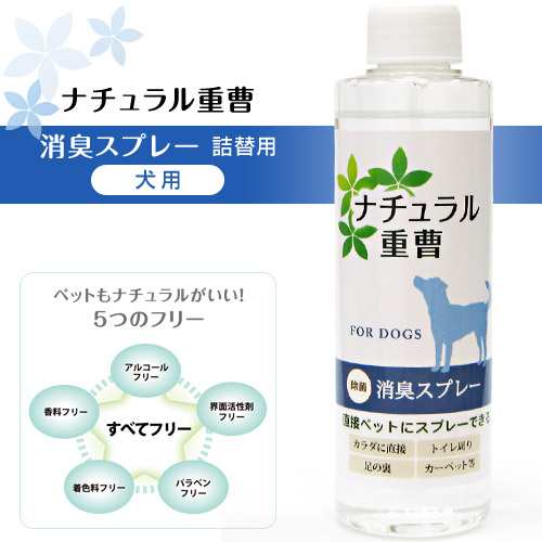 アイテム ナチュラル重曹消臭スプレー 犬用 詰替用 0ml 犬用 お手入れ 消臭剤 除菌剤 消臭液 消臭スプレー の通販はau Pay マーケット ペッツビレッジクロス