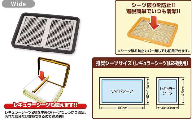 アドメイト わんトレー ワイド ブラック メッシュカバー付 トイレ用品 トイレトレー トイレ容器 トイレトレイ 犬のトイレ 犬用の通販はau Pay マーケット ペッツビレッジクロス