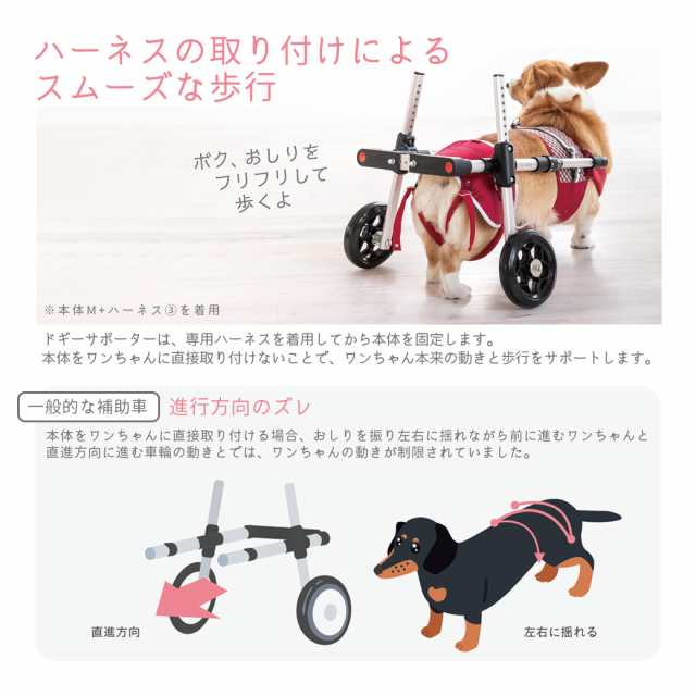 犬の車椅子 ドギーサポーターM（レッド） www.krzysztofbialy.com