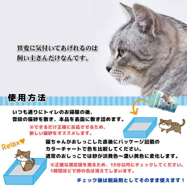 猫用 ヘルスインディケーター おしっこで健康チェック - 猫用品