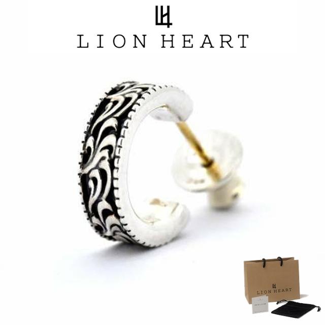 ライオンハート ピアス メンズ タテガミフープピアス SV925 LH-01EA0671 LION HEART メンズピアス 片耳用 1点売り クリスマス 誕生日 プレゼント ギフト 彼氏 送料無料 【ネコポス】 ブランド 人気