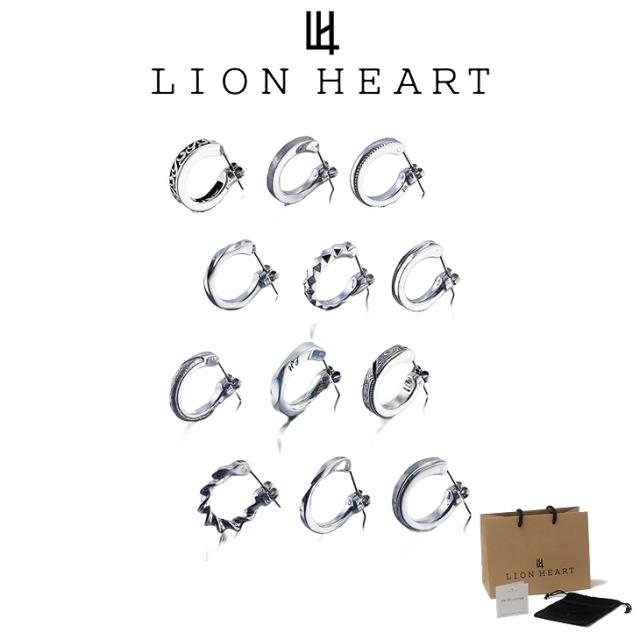 百獣の王ハート形 ピアス メンズ クロッシングピアス シティ受けが良い SV925 サージカルステンレス LH-01EA0961 LION HEART メンズピアス 片耳用 1点売り クリスマス 生まれ落ちる日 差し上げ物 差し上げ物 彼 貨物輸送無料 【ネコポス】 ブランド名 一般受け