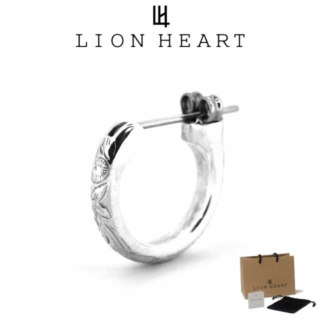 百獣の王ハート形 ピアス メンズ クロッシングピアス ヘリテイジ SV925 サージカルステンレス LH-1EA113 LION HEART メンズピアス 片耳用 1点売り クリスマス 生まれ落ちる日 差し上げ物 差し上げ物 彼 貨物輸送無料 【ネコポス】 ブランド名 一般受け