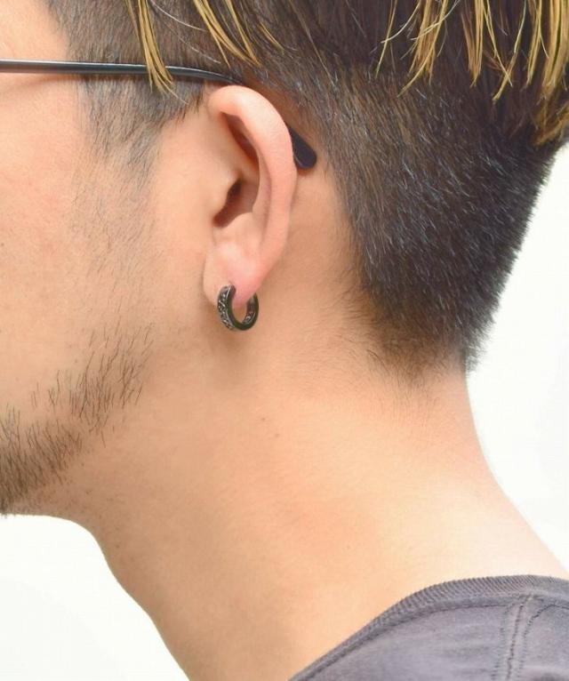 ライオンハート ピアス メンズ クロッシングピアス アラベスク