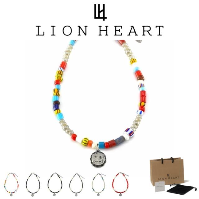 ライオンハート アンクレット メンズ ビーズ アンクレット 淡水パール チェーン ミックス LH-1AN043 LION HEART クリスマス 誕生日 プレゼント ギフト 彼氏 送料無料 【ネコポス】 ブランド 人気