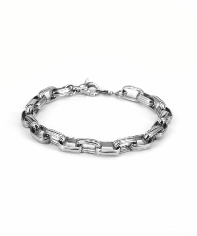 ライオンハート ブレスレット メンズ ラウンデッド サイド