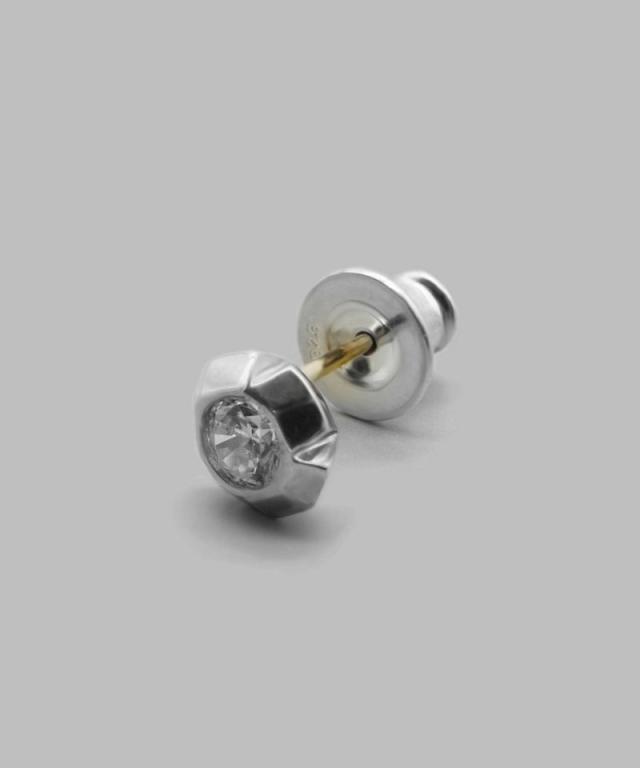 百獣の王ハート形 ピアス メンズ スタッズ ピアス フラグメントカット SV925 LH-1EA169 LION HEART メンズピアス 片耳用 1点売り クリスマス 生まれ落ちる日 差し上げ物 差し上げ物 彼 貨物輸送無料 【ネコポス】 ブランド名 一般受け