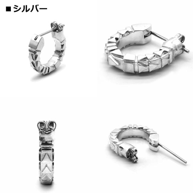 ライオンハート ピアス メンズ クロッシング ピアス コントロール シルバー ブラック ゴールド SV925 LH-1EA171 LION HEART メンズピアス 片耳用 1点売り クリスマス 誕生日 プレゼント ギフト 彼氏 送料無料 【ネコポス】 ブランド 人気_9