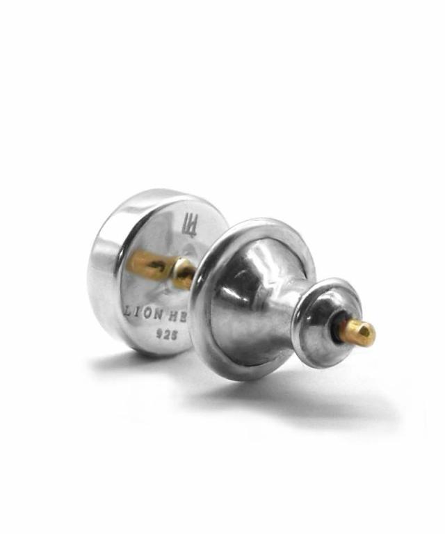ライオンハート ピアス メンズ スタッズ ピアス サークル ロゴ LH-1EA177 LION HEART メンズピアス 片耳用 1点売り クリスマス 誕生日 プレゼント ギフト 彼氏 送料無料 【ネコポス】 ブランド 人気_4