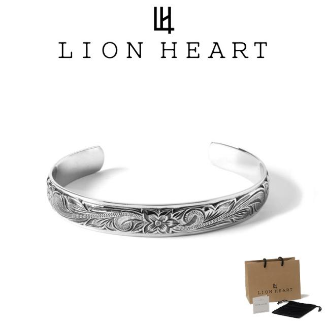 ライオンハート バングル ブレスレット メンズ ＜WEB限定＞ HAWAIIAN フラワーバングル ブレスレット サージカルステンレス 316L LH-1 LH-03BA015 LION HEART ステンレス アレルギーフリー クリスマス 誕生日 プレゼント ギフト 彼氏  【ネコポス】 ブランド 人気の通販は