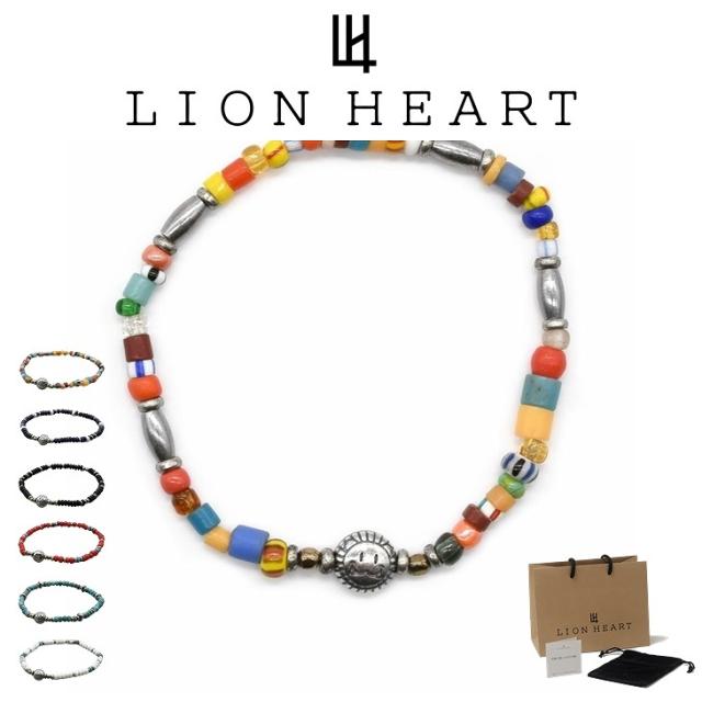 ライオンハート ブレスレット メンズ SunKu コラボ ビーズブレスレット ガラスビーズ 天然石 LH-1BR124 LION HEART クリスマス 誕生日 プレゼント ギフト 彼氏 【ネコポス】 ブランド 人気