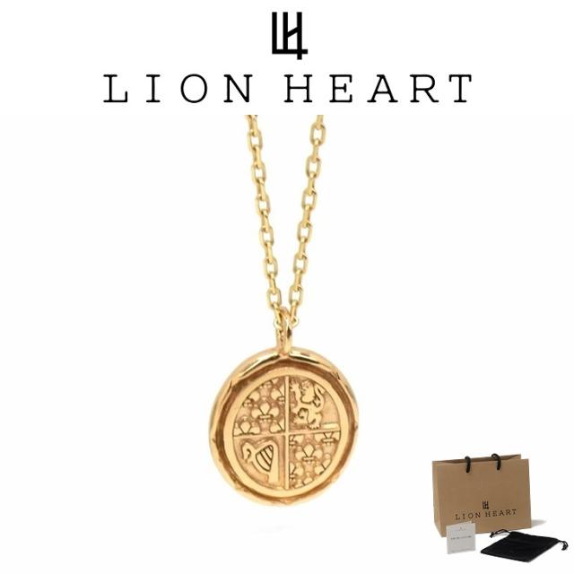 ライオンハート ネックレス メンズ クレストプチネックレス K10 10金 プチモダン LH-1NE270 LION HEART クリスマス 誕生日 プレゼント ギフト 彼氏 ブランド 人気