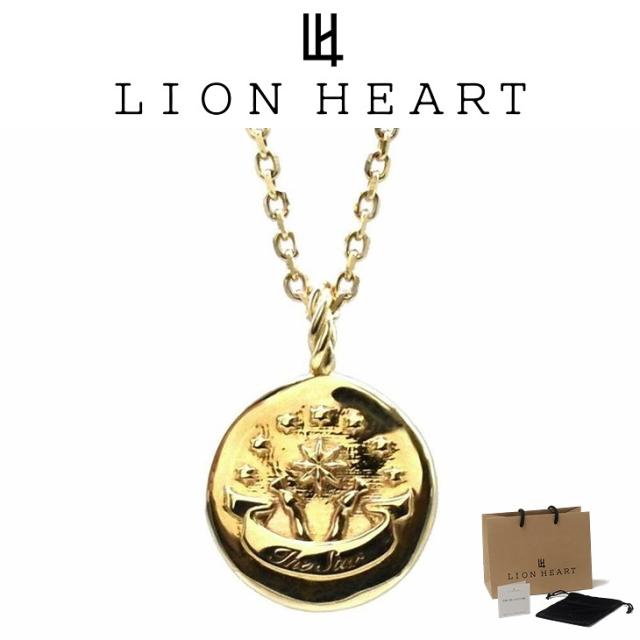 ライオンハート ネックレス メンズ era インテントスター プチネックレス タロット コインネックレス K10 10金 LH-1NE326 LION HEART クリスマス 誕生日 プレゼント ギフト 彼氏 ブランド 人気