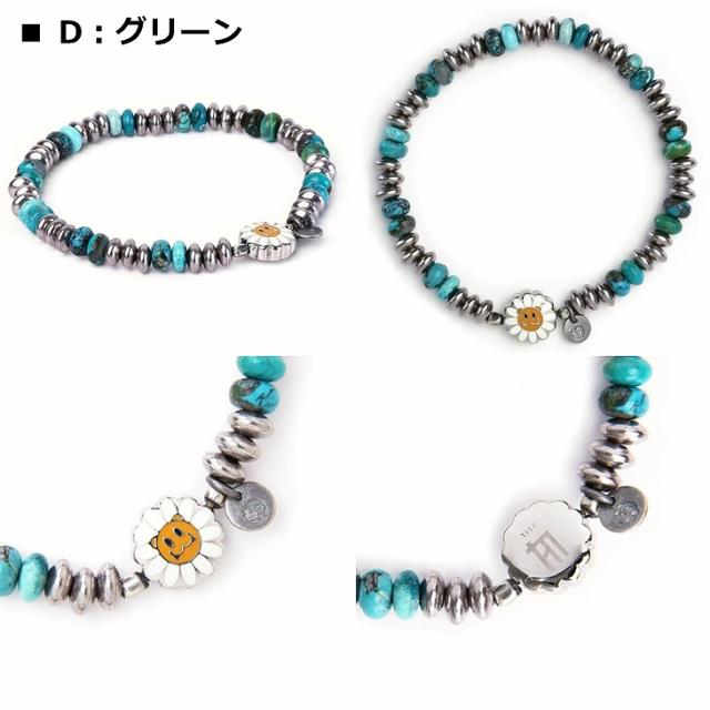 ライオンハート ブレスレット メンズ レディース LION HEART × SunKu コラボ ブレスレット 天然石 オニキス ターコイズ ガラスビーズ 316L 真鍮 LH-1BR146 LION HEART クリスマス 誕生日 プレゼント ギフト 彼氏 【ネコポス】 ブランド 人気_11