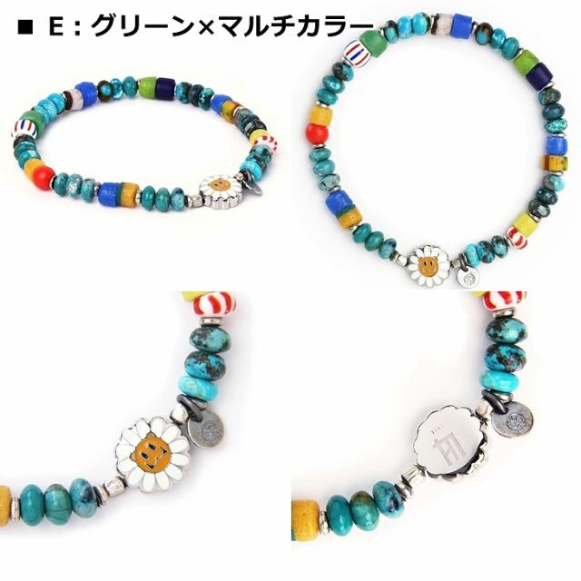 ライオンハート ブレスレット メンズ レディース LION HEART × SunKu コラボ ブレスレット 天然石 オニキス ターコイズ ガラスビーズ 316L 真鍮 LH-1BR146 LION HEART クリスマス 誕生日 プレゼント ギフト 彼氏 【ネコポス】 ブランド 人気_12