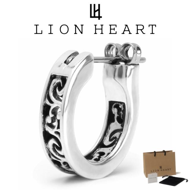 百獣の王ハート形 ピアス メンズ レディース クロッシング ピアス ゴーティーシャイン LH HOWL SV925 LH-1EA203 LION HEART メンズピアス 片耳用 1点売り クリスマス 生まれ落ちる日 差し上げ物 差し上げ物 彼 【ネコポス】 ブランド名 一般受け